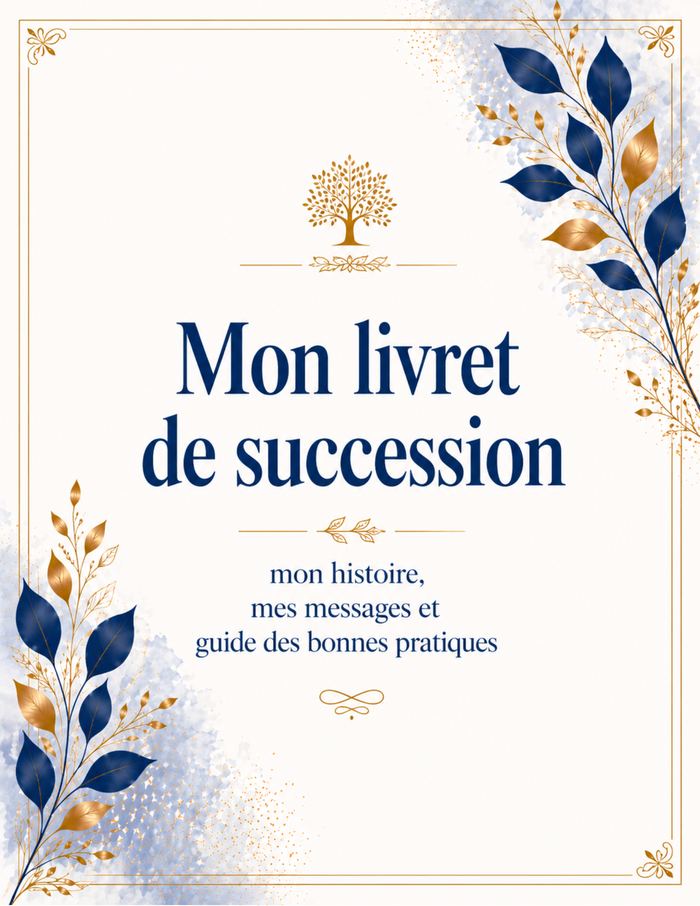 Couverture du livre Mon livret de succession